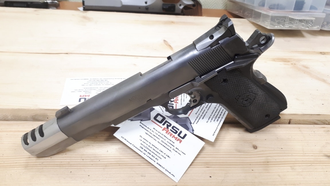 Deuxiéme et dernier post sur ce petit 1911 Springfield Super Comp refait à neuf et pass… — photo