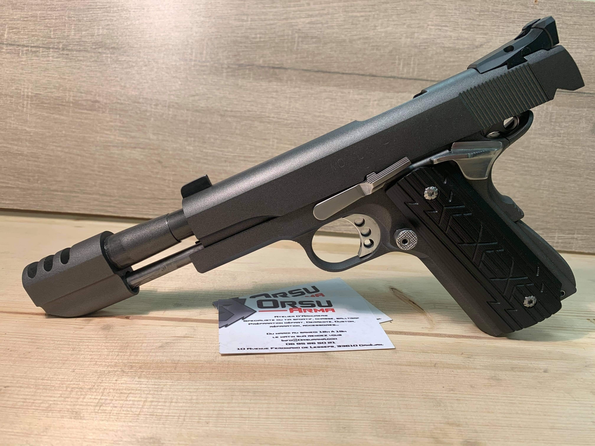 Deuxiéme et dernier post sur ce petit 1911 Springfield Super Comp refait à neuf et pass… — photo