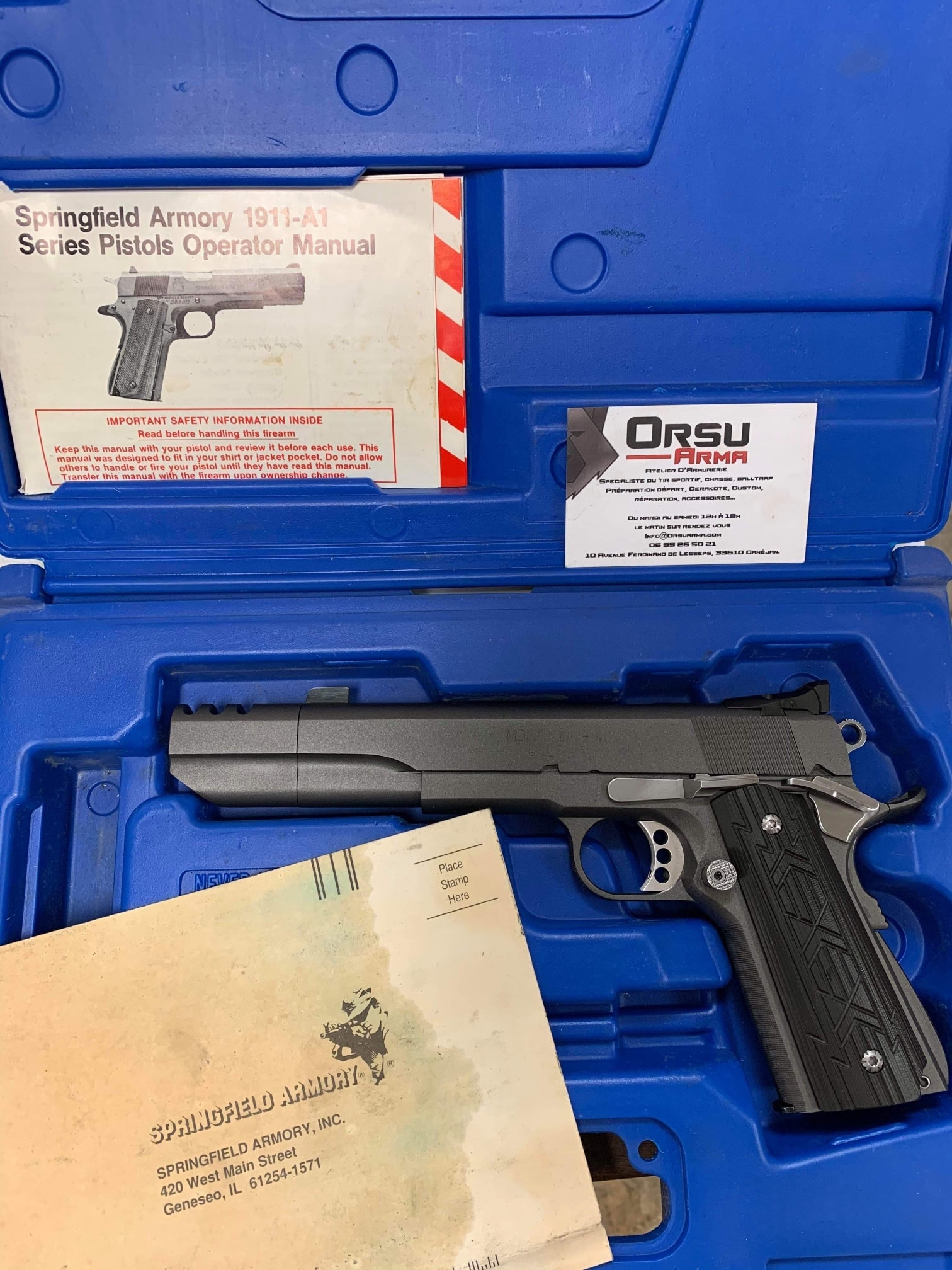 Deuxiéme et dernier post sur ce petit 1911 Springfield Super Comp refait à neuf et pass… — photo