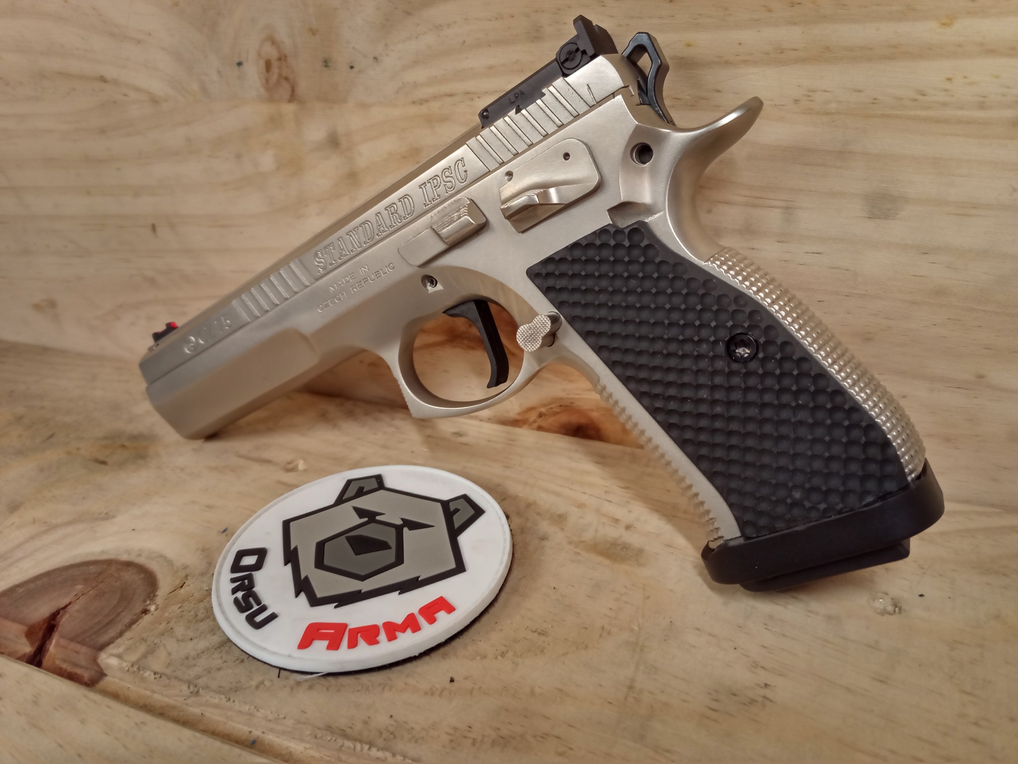 🔥🔥 CZ TACTICAL SPORT 75 IPSC CUSTOM SAO NICKEL 9x19 🔥🔥 — photo